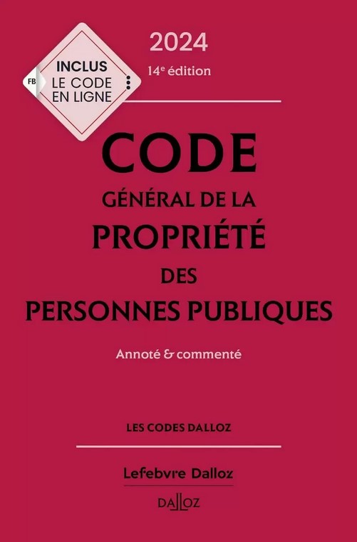 Code g��n��ral de la propri��t�� des personnes publiques 2024