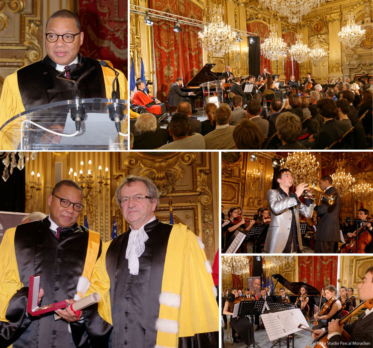 C��r��monie de remise du DHC �� Wynton Marsalis